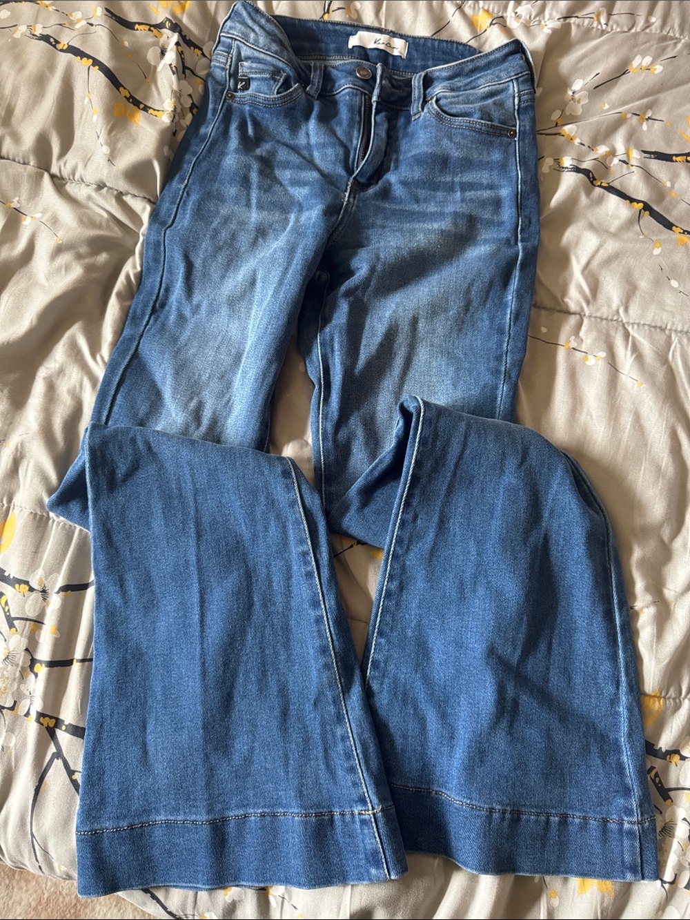 Blue Flared Jeans
